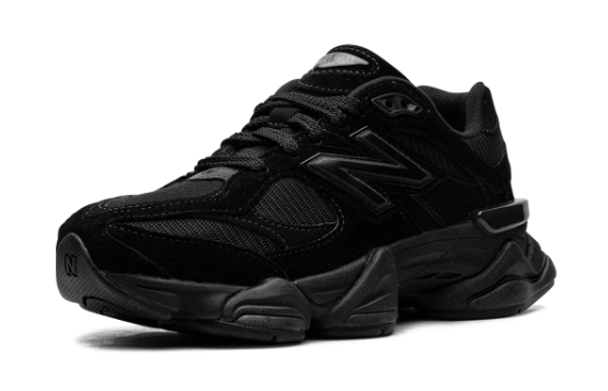 New Balance 9060 'Triple Black' Unisex Sneakers