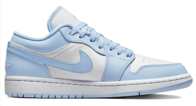 (WMNS) Air Jordan 1 Low 'Ice Blue' Women's Shoes