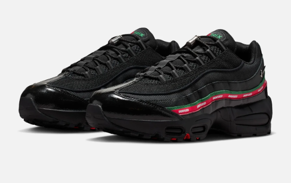 UNDEFEATED X NIKE AIR MAX 95 SP - BLACK METALLICSILVER