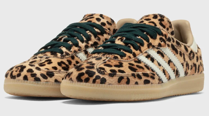 adidas Samba OG Leopard Magic Beige Women's