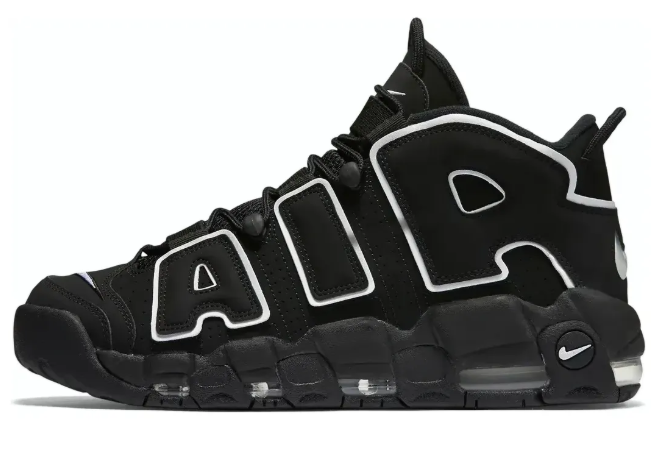 Nike Air More Uptempo 'Black White' Men's Shoes