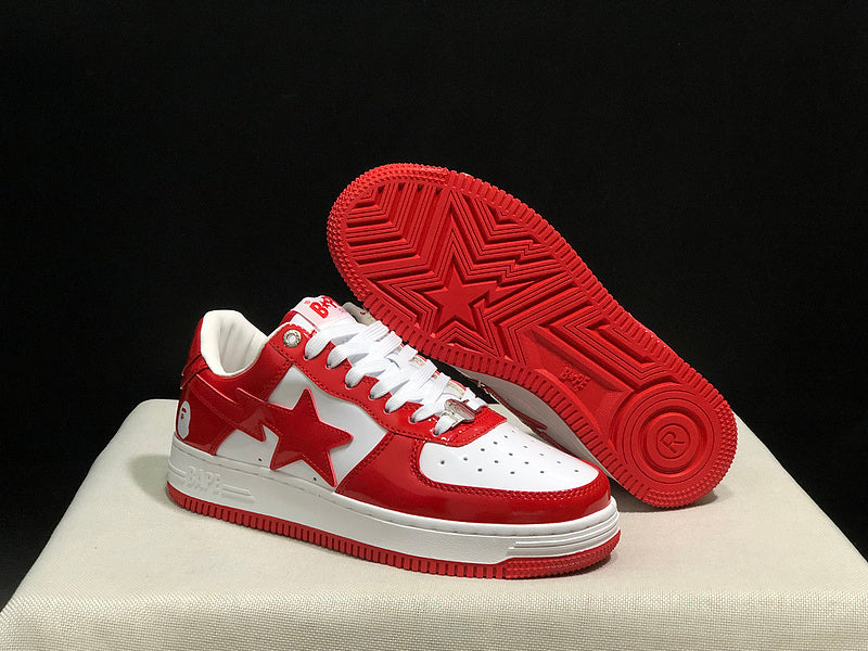 BAPE Sta Low 'Red/White'