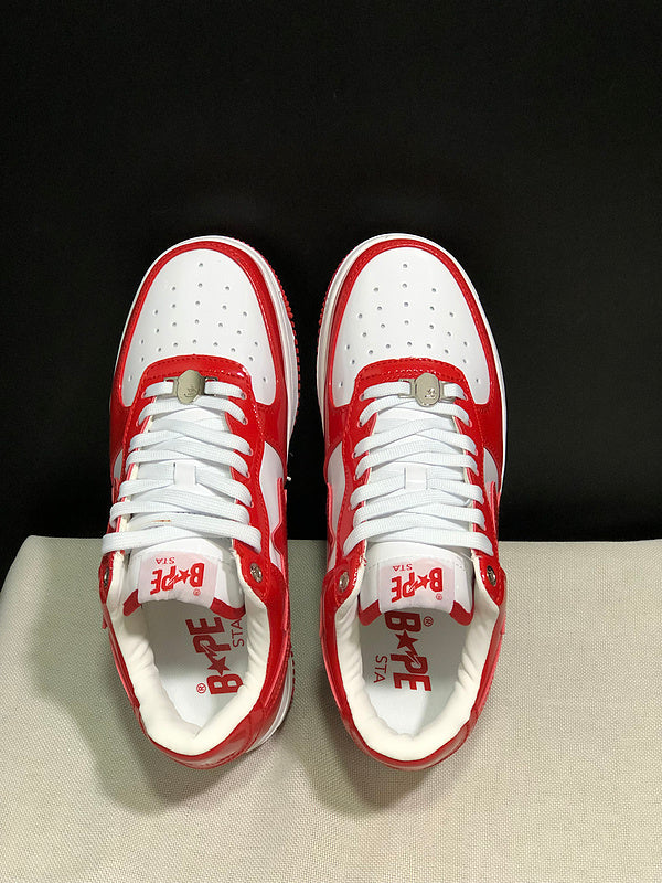 BAPE Sta Low 'Red/White'