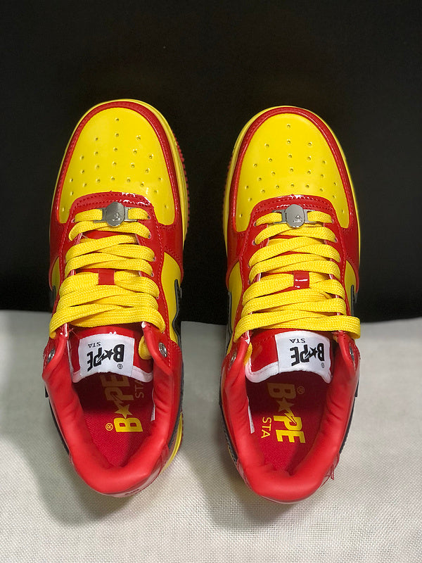 BAPE Sta Low × Marvel 'Iron Man' (Red/Yellow)