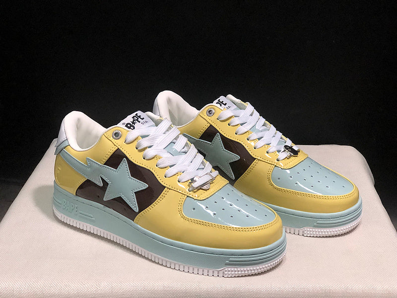 BAPE Sta Low 'Yellow/Mint'