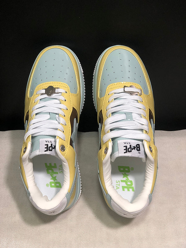 BAPE Sta Low 'Yellow/Mint'