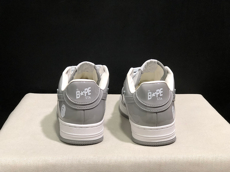 BAPE Sta Low 'Grey/White'