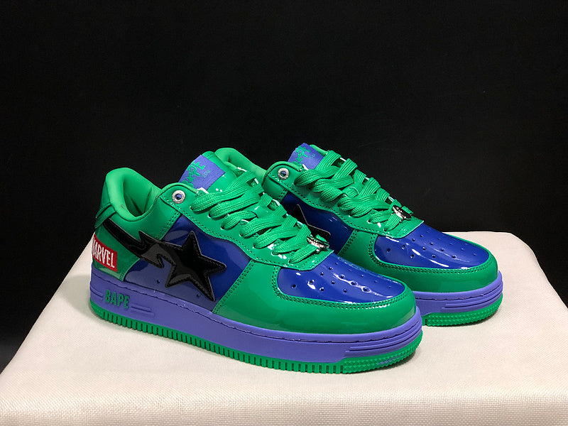 BAPE Sta Low × Marvel 'Hulk' (Green/Purple)