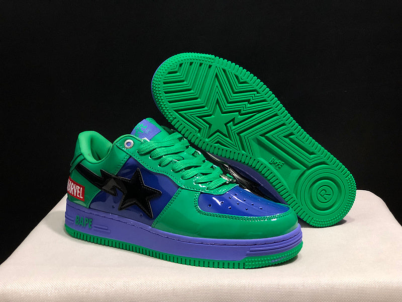 BAPE Sta Low × Marvel 'Hulk' (Green/Purple)