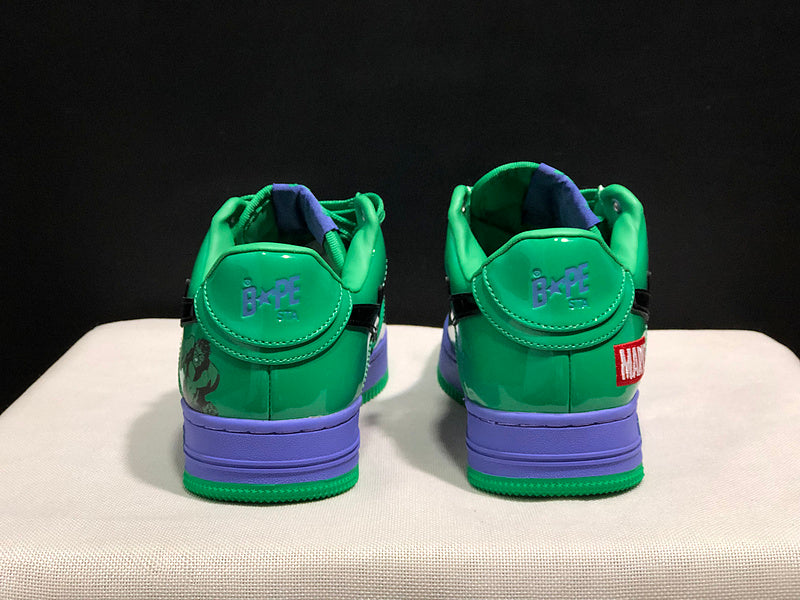 BAPE Sta Low × Marvel 'Hulk' (Green/Purple)