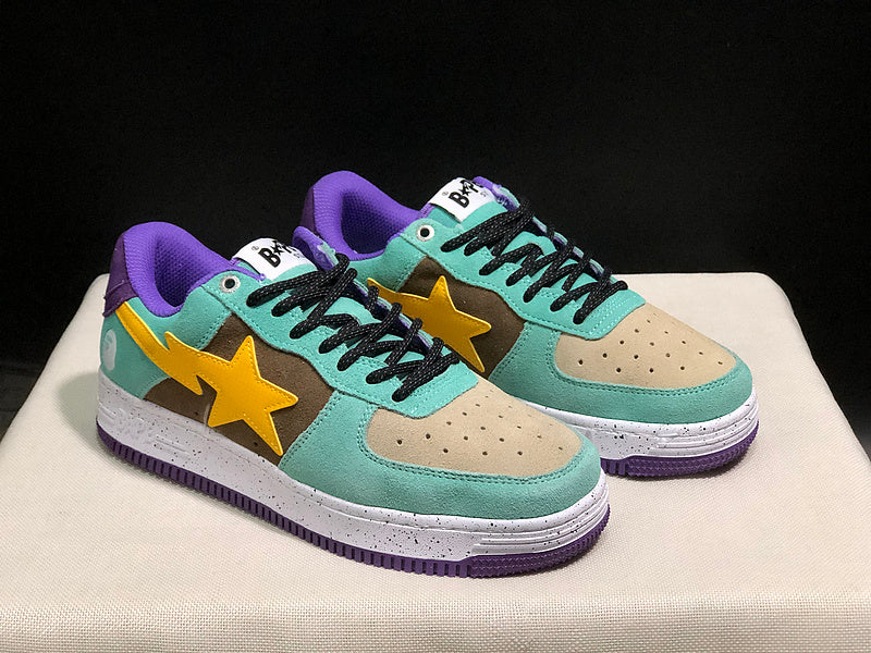 BAPE STA Low 'Green/Purple/Yellow'