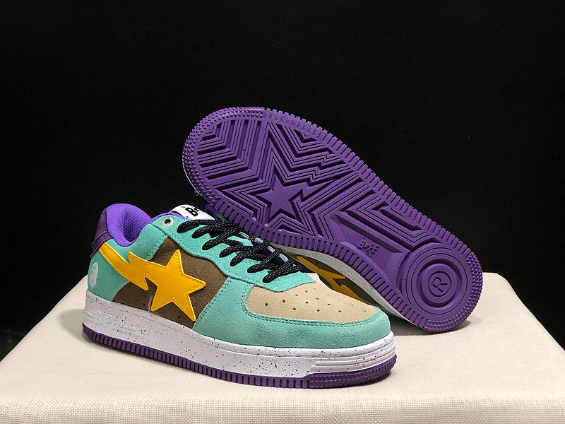 BAPE STA Low 'Green/Purple/Yellow'
