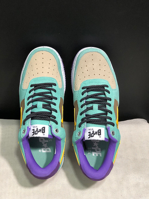 BAPE STA Low 'Green/Purple/Yellow'