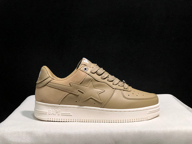 BAPE Sta Low 'Beige/White'