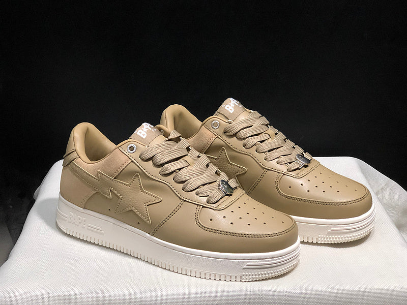 BAPE Sta Low 'Beige/White'