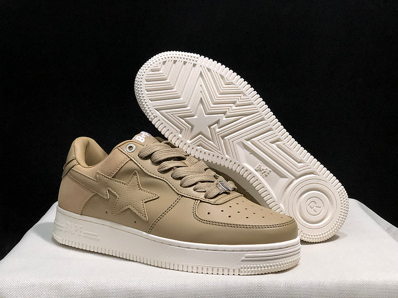 BAPE Sta Low 'Beige/White'
