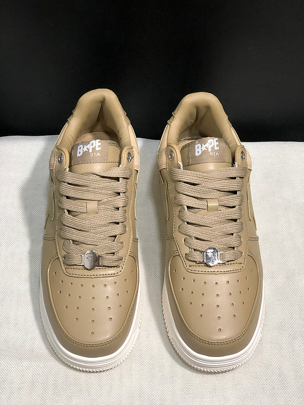 BAPE Sta Low 'Beige/White'