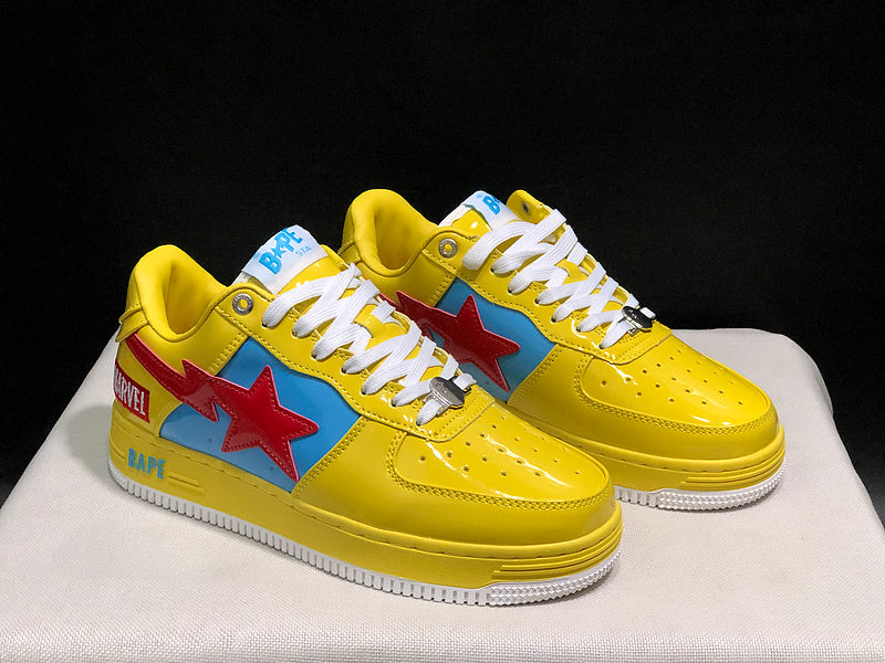 BAPE Sta Low × Marvel 'Yellow/Blue/Red'