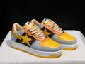 BAPE STA Low 'Yellow/Grey/Brown' Multi-Panel Sneakers