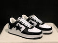 BAPE STA Low 'Panda' (Black/White Patent)