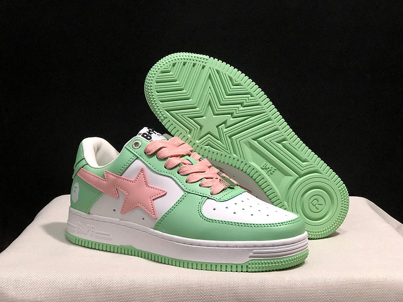 BAPE STA Low 'Mint Green/Pink'