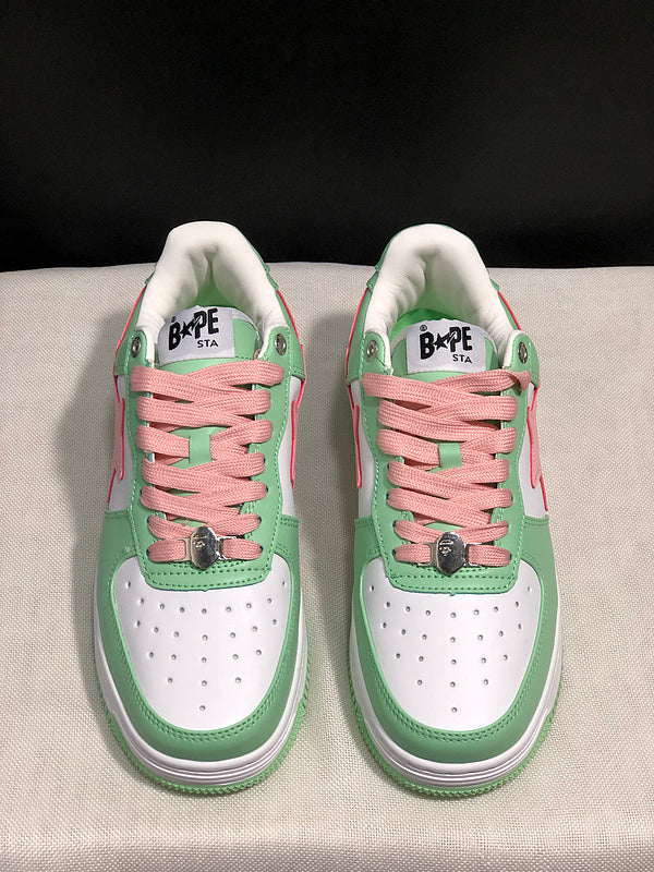 BAPE STA Low 'Mint Green/Pink'