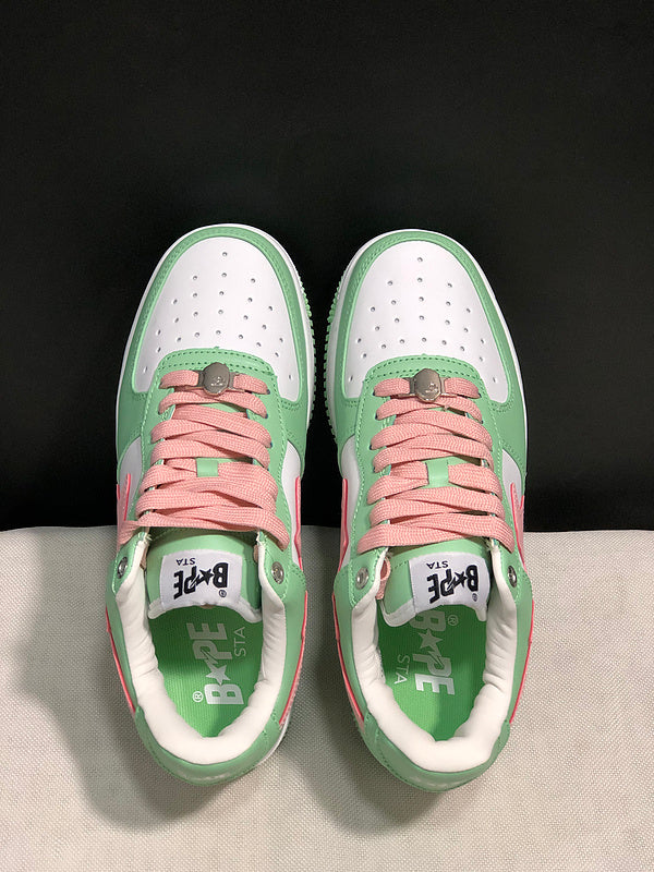 BAPE STA Low 'Mint Green/Pink'