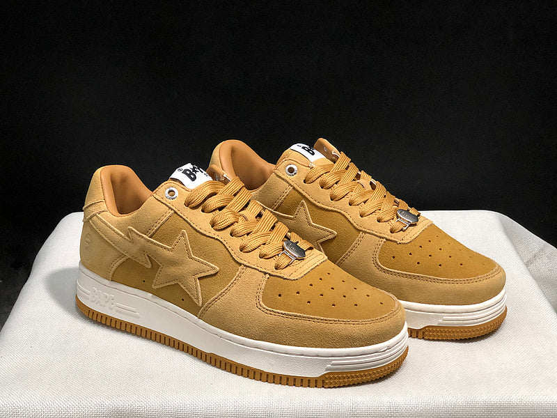 BAPE STA Low 'Triple Wheat' (Suede/Gum)