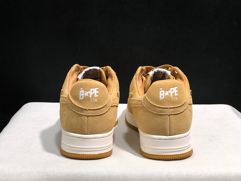 BAPE STA Low 'Triple Wheat' (Suede/Gum)