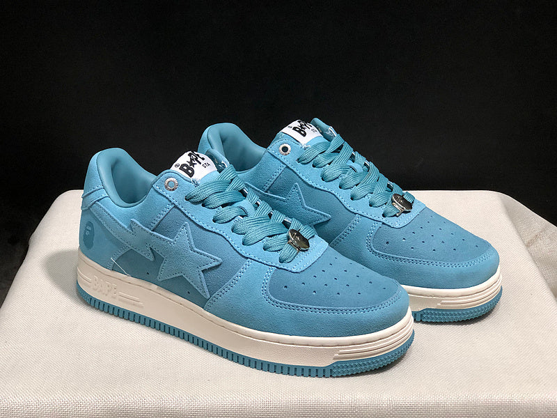 BAPE STA Low 'Triple Sky Blue' (Suede)