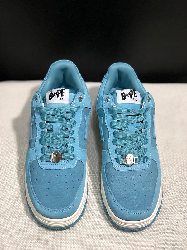 BAPE STA Low 'Triple Sky Blue' (Suede)
