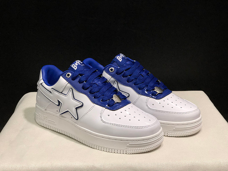 BAPE STA Low 'White/Royal Blue'