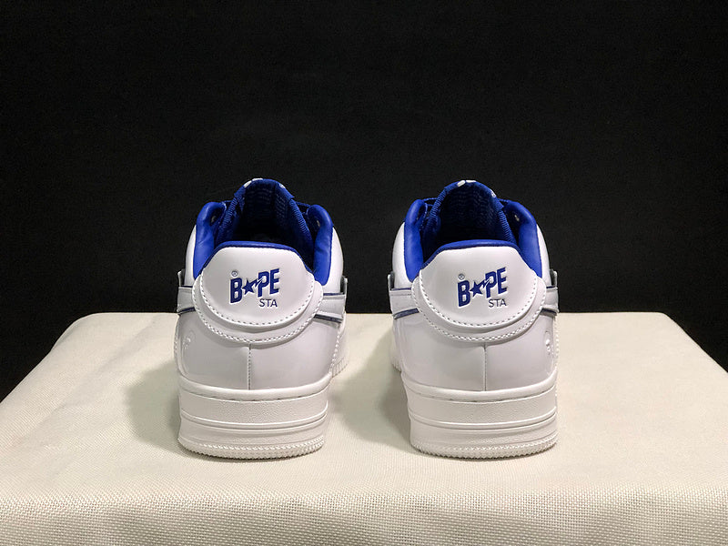 BAPE STA Low 'White/Royal Blue'