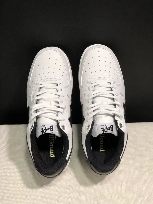BAPE STA Low 'White/Black' (Black Sole)