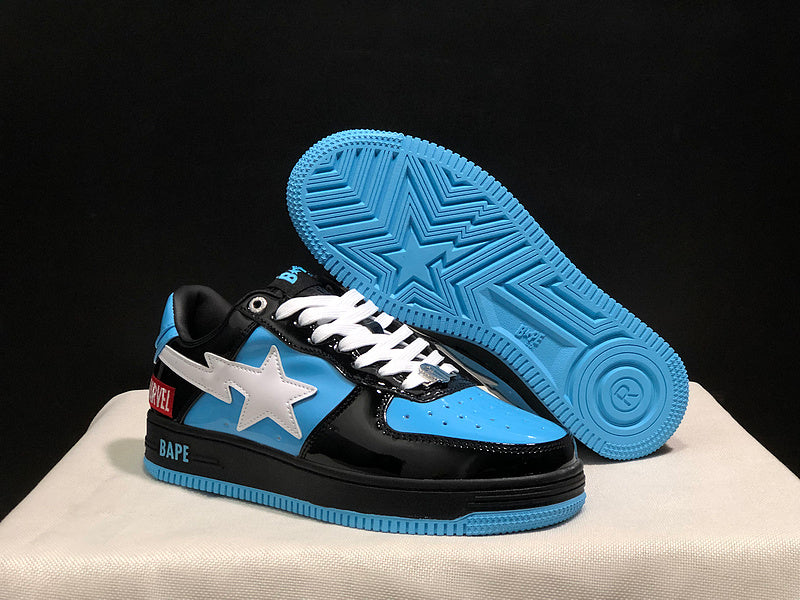 BAPE STA Low × Marvel 'Black/Blue'