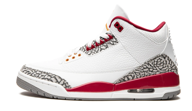 Air Jordan 3 Retro 'Cardinal' Sneakers
