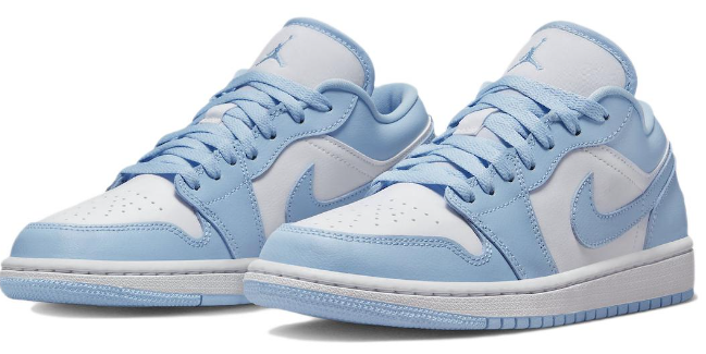 (WMNS) Air Jordan 1 Low 'Ice Blue' Women's Shoes